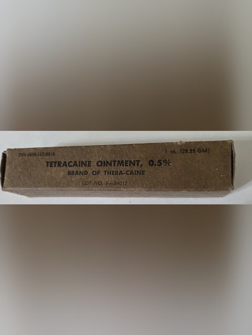 Antique WWII first Aid container and original box